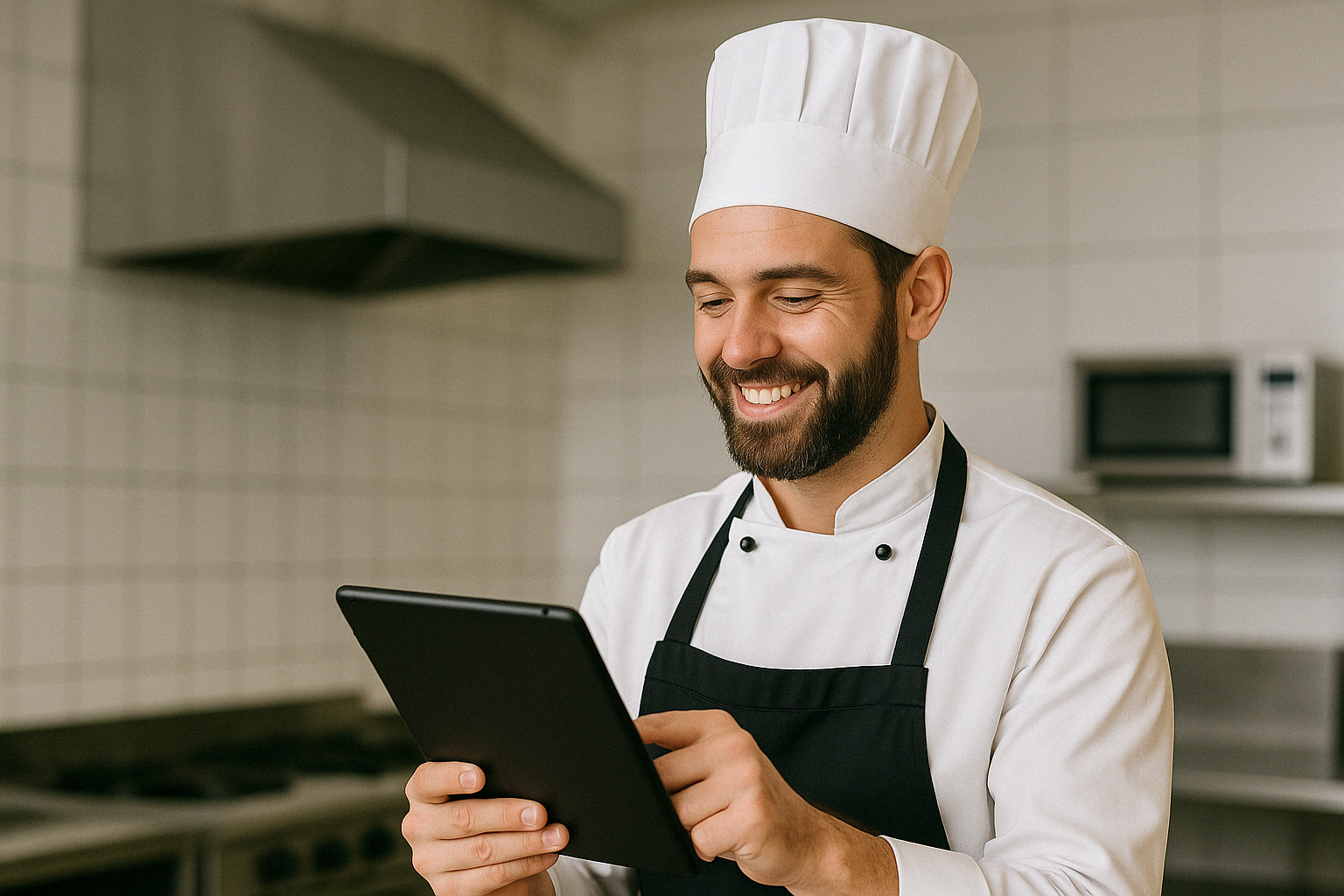 Smiling Chef Using OMS Smiling Chef Using OMS